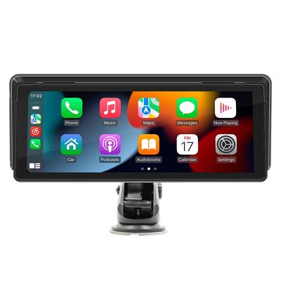 Creatall Reprodutor MP5 Portátil para Carro de 10,26 polegadas para Câmera de Visão Traseira HD BT Transmissor FM CarPlay Sem Fio Painel Dashboard