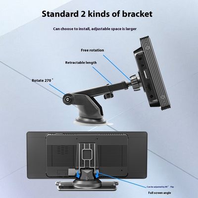 Creatall Cross-Border 10,26 polegadas Grande ecrã LCD Carplay Navegação Alta Definição Imagem Reversa Conexão USB BT Player