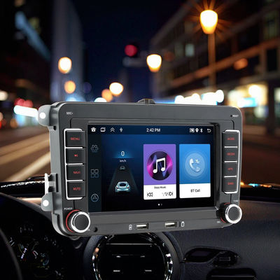 Creatall Navegação GPS para Carro Android de 7 Polegadas com Tela Grande HD para Bluetooth CarPlay Câmera de Ré Compatível com Volkswagen USB