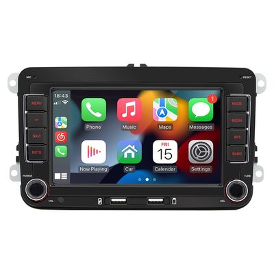 Creatall Navegação GPS para Carro Android de 7 Polegadas com Tela Grande HD para Bluetooth CarPlay Câmera de Ré Compatível com Volkswagen USB