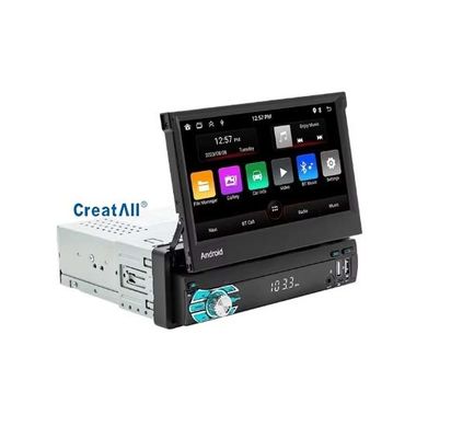 Creatall All-in-One 7 polegadas Android Auto GPS Navegação Retrátil tela HD Rearview Wireless CarPlay para uso automotivo