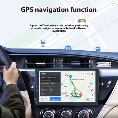 Creatall Navegador GPS para Painel Universal de 9 Polegadas Android All-in-One CarPlay Sem Fio com ADS para Uso Automotivo