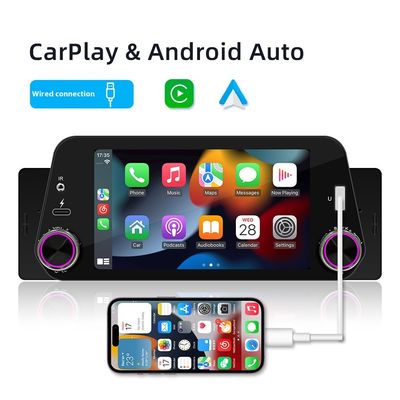 Creatall Single-Cilindro 5 polegadas Smart para BT Car MP5 Player CarPlay/Auto sem fio Navegação Painel de instrumentos Interconexão de marcha atrás