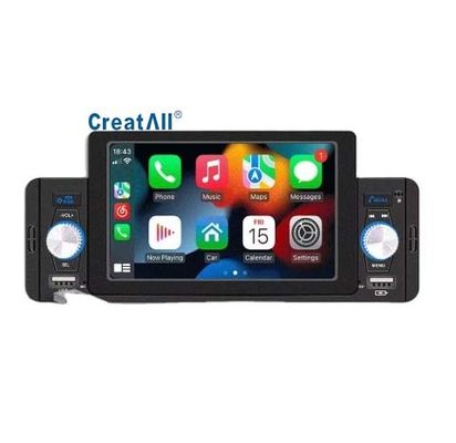 Creatall MP5 Player de carro de 5 polegadas para câmera de retorno Bluetooth CarPlay com fio / sem fio Suporta WAV MP3 APE Formato de áudio USB