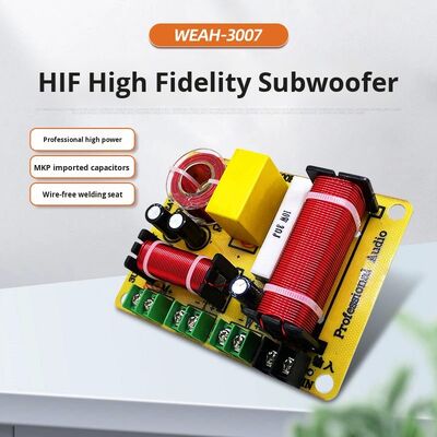 Passive Home Theater 3-Way Frequency Divider High Mid Low Crossover Module for Hi-Fi Audio Systems