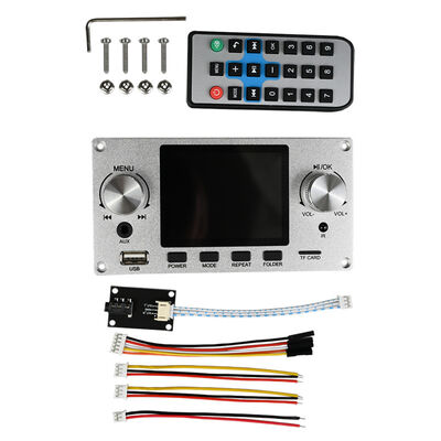 2.8 Inch TFT Color Screen Bluetooth Lossless Audio Player Decoder Board ABS Material Supporting I2S Digital Audio Output
