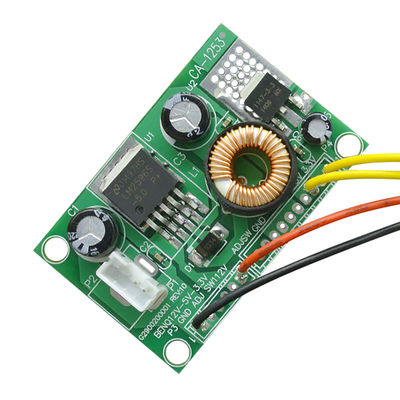 CA-1253 12V a 5V a 3.3V LCD Power Supply Board Módulo de conversão de tensão com fio DC-DC Step-Down Power Supply Module