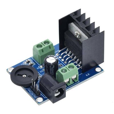 Placa amplificadora estéreo de canal duplo TDA7297 versão B 15W * 2 com alimentação DC 9-15V