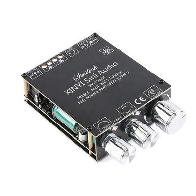 XY-T100H Bluetooth 5.0 Audio Amplifier Board 100WX2 com Sinilink-APP Control e TPA3116D2 Stereo Digital Power