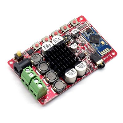 CA-7492 Bluetooth 5.0 Audio Amplifier Board com saída de 2*50W e fonte de alimentação DC8-25V