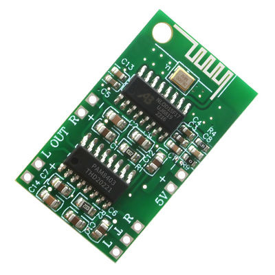 Placa amplificadora de potência de áudio digital compacta 35mm x 20mm 5V Bluetooth 5.0 PAM8403