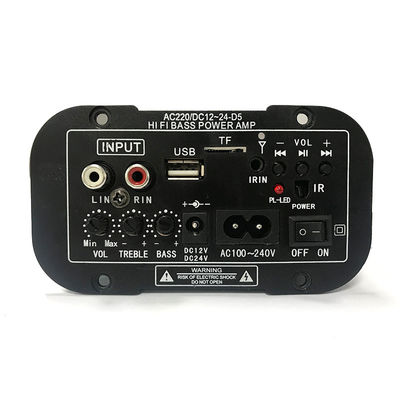 Tabela de amplificador de áudio digital com conectividade Bluetooth para automóveis, motocicletas e áudio doméstico