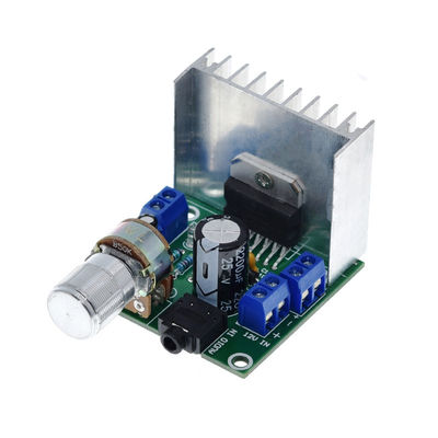 Placa amplificadora de potência de canal duplo TDA7297 12V com saída de 15W + 15W e design sem ruído