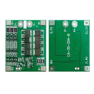 CA-3S-25A-B-T Li-Ion 18650 BMS PCM Battery Protection Board BMS PCM Com Balanço Para Li-Ion Lipo Battery Cell Pack Module DIY