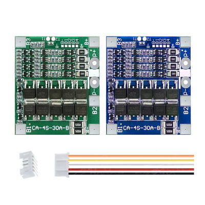 CA-4S-30A-B Lítio 18650 BMS Bateria de Proteção 30A 14.8V 12.8V 4s BMS