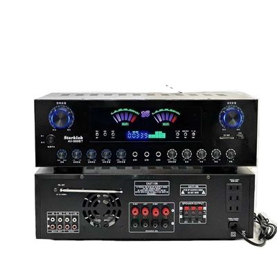 AV-9388BT/AV-999BT Amplificador Sem Fio BT Profissional de 2200W/1200W de 7 Canais de Alta Fidelidade Home Theater 7.1 Sistema de Alto-Falantes Metal