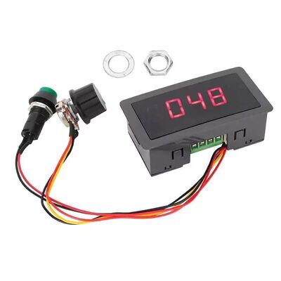 Controlador de Velocidade de Motor DC CCM5D com Display Digital LED 6V 12V 24V 5A PWM Placa Controladora de Velocidade de Motor DC Conversores DC DC